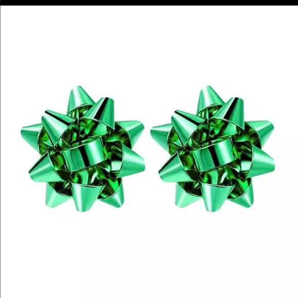 Brand New Christmas Bow Stud Earrings - Picture 2 of 5